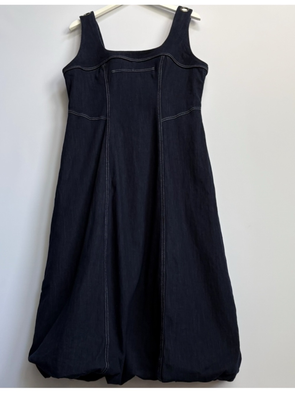 NWT Anthropologie Pilcro Square-Neck Denim A-Line Midi Dress - Picture 4 of 12